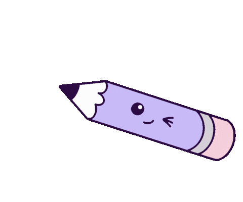 Violet Pen Sticker by Rêve en coton