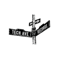 techavenuerecords techavenue techave tech avenue techavenuerecords Sticker