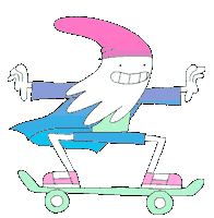 Loop Skateboard Sticker by Grovertoons