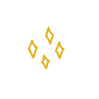 adyayonas star yellow sparkle blink Sticker