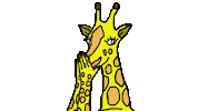 Happy Giraffe Sticker