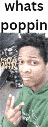 Whats Poppin GIF