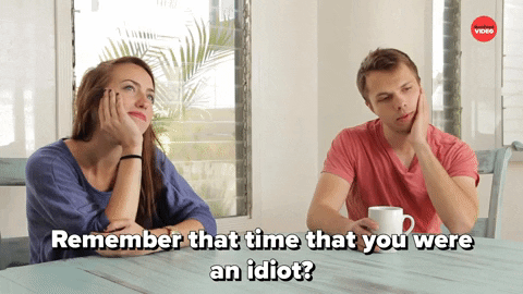 Idiot Remembering GIF by BuzzFeed