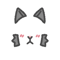 Cat Smile Sticker by Ai and Aiko