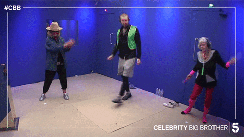 celebrity big brother dancing GIF by Big Brother UK