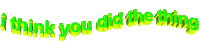 3d words think Sticker by AnimatedText