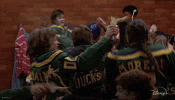 Mighty Ducks Win GIF by Disney+