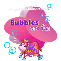 Bubbles Moo Sticker by MooMusicGlasgow