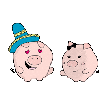 deblogueras love amor pig amour Sticker