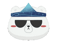 Polar Bear Telu Sticker