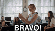 debbie gibson good job GIF by Hallmark Channel