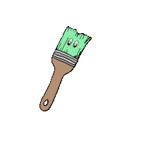 Blink Paint Sticker by Kinderkunsthaus