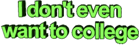 college want Sticker by AnimatedText