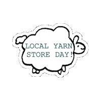 Sheep Crochet Sticker by Rick Rack Textiles