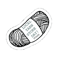 Crochet Knitting Sticker by Rick Rack Textiles