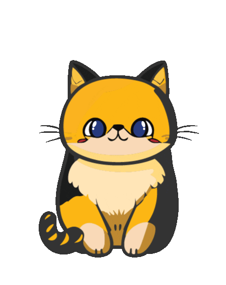 Gmotiondesign giphyupload cat missyou kawaicat Sticker