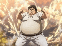 FatAnime rage anger attack on titan powerful GIF