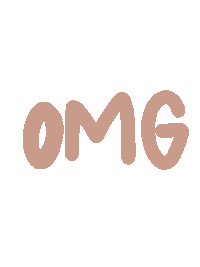 Pink Omg Sticker