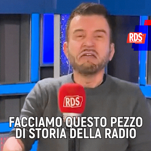 Cabaret Claudio GIF by RDS 100% Grandi Successi