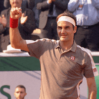 roger federer tennis GIF by Roland-Garros