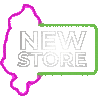 New Store Neon Sign Sticker by SomiSomi
