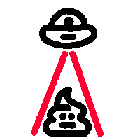 Sci Fi Space Sticker by Volt – Burn More Brightly