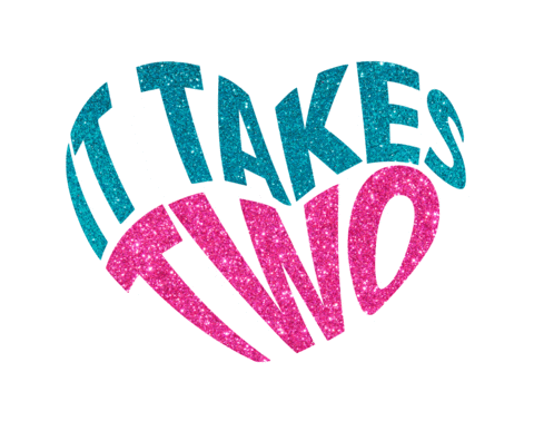 It Takes Two Hairspray Sticker by Theatre Cedar Rapids