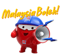 NipponPaintMalaysia nippon blobby malaysia day frontliner Sticker