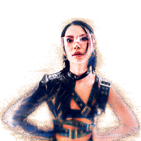 Glitching K-Pop Sticker by Paris WYA