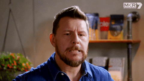 Nervous Worry GIF by My Kitchen Rules