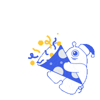 Happy New Year Party Sticker by TMON