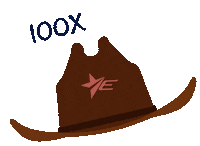 Westernhat Sticker by ekedie