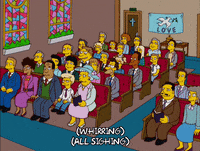 Season 17 Sigh GIF by The Simpsons