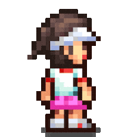 Tennis 8Bit Sticker