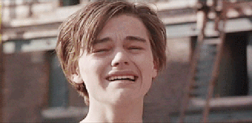 leonardo dicaprio crying GIF