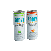 sodkacaribbeanhardseltzer cheers drinks alcohol caribbean Sticker