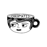 chromaticcoffee coffee coffee cup san jose chromatic Sticker