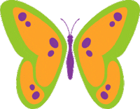 Butterfly Wings Sticker by Huru International