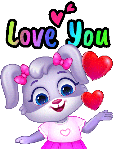 I Love You Very Much Sticker by Lucas and Friends by RV AppStudios