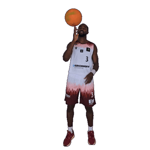 Basketball Spin Sticker by Iserlohn Kangaroos