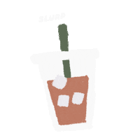 rafikaulia coffee drink starbucks boba Sticker