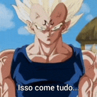 Majin Vegeta Comer GIF