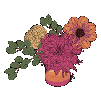 thealphabetj flower art thealphabetj the alphabet journal flower fun Sticker