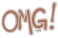 thealphabetj reaction omg shocked surprised Sticker