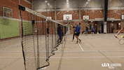 londerzeelbadminton high five highfive badminton lob GIF
