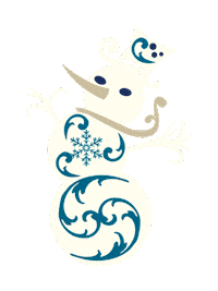 Christmas Snowman Sticker by LUPICIA_JAPAN