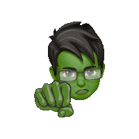 Boom Hulk Sticker by Fdpbw