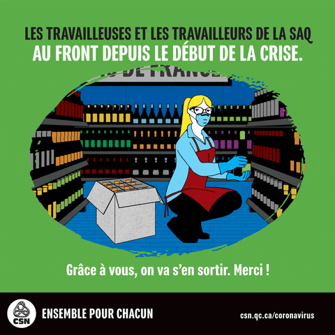 lacsn giphyupload coronavirus covid19 quebec GIF