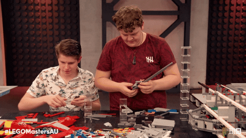 LEGOMastersAU giphyupload lego channel 9 legomastersau GIF