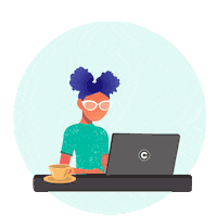 Work Designer Sticker by Caption Agency